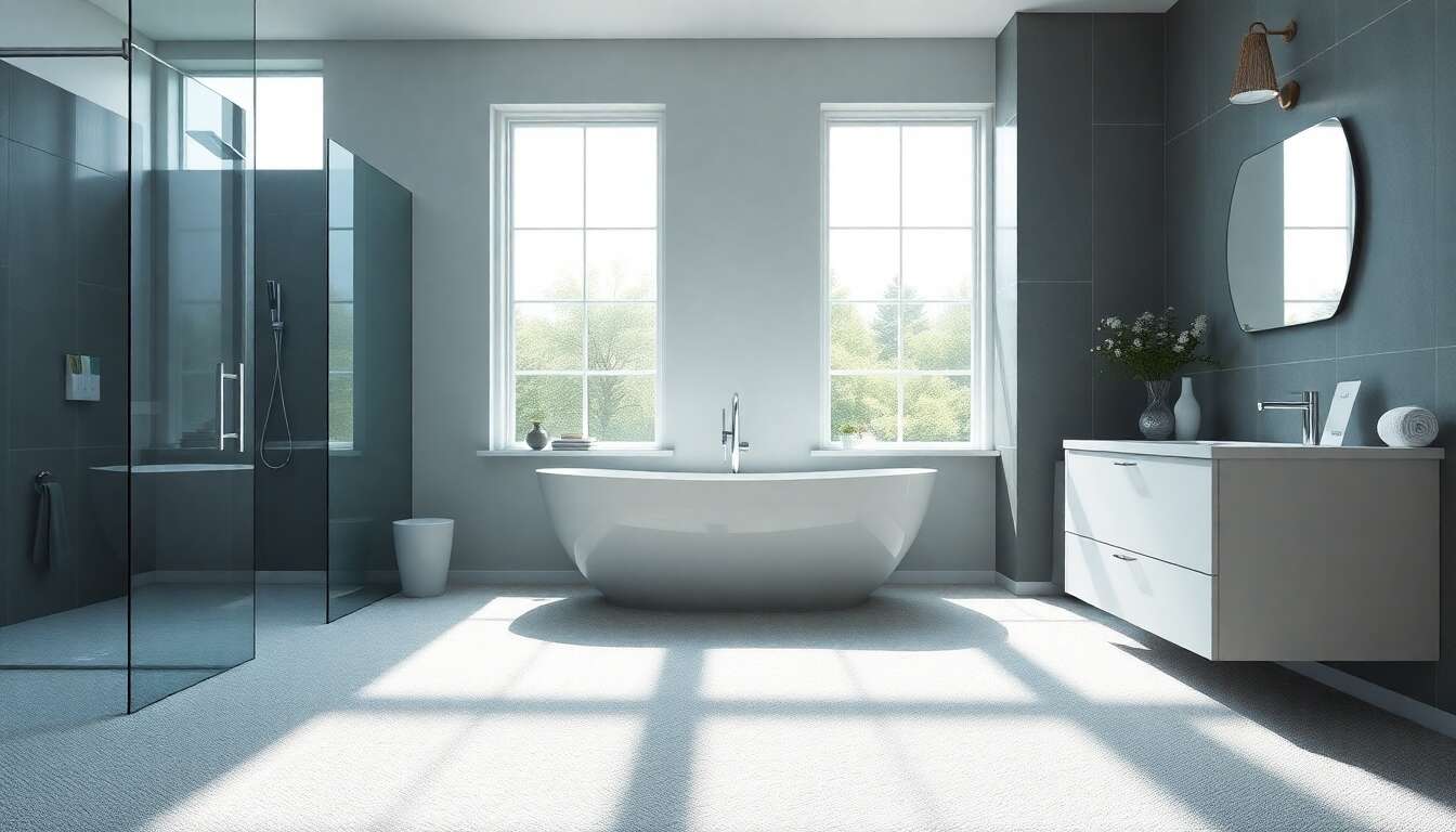 Facilité d'entretien des moquettes en salle d'eau