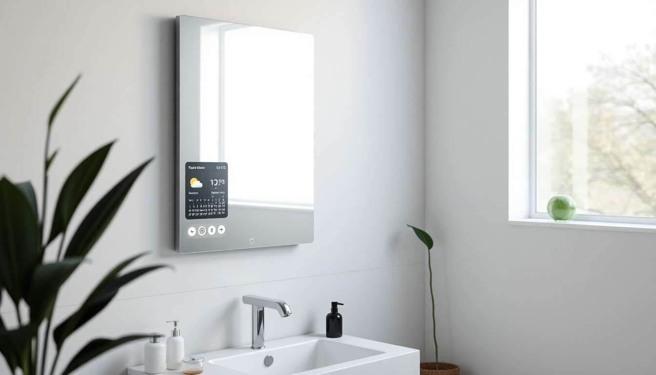 Intégrer les miroirs connectés à votre décoration de salle de bain