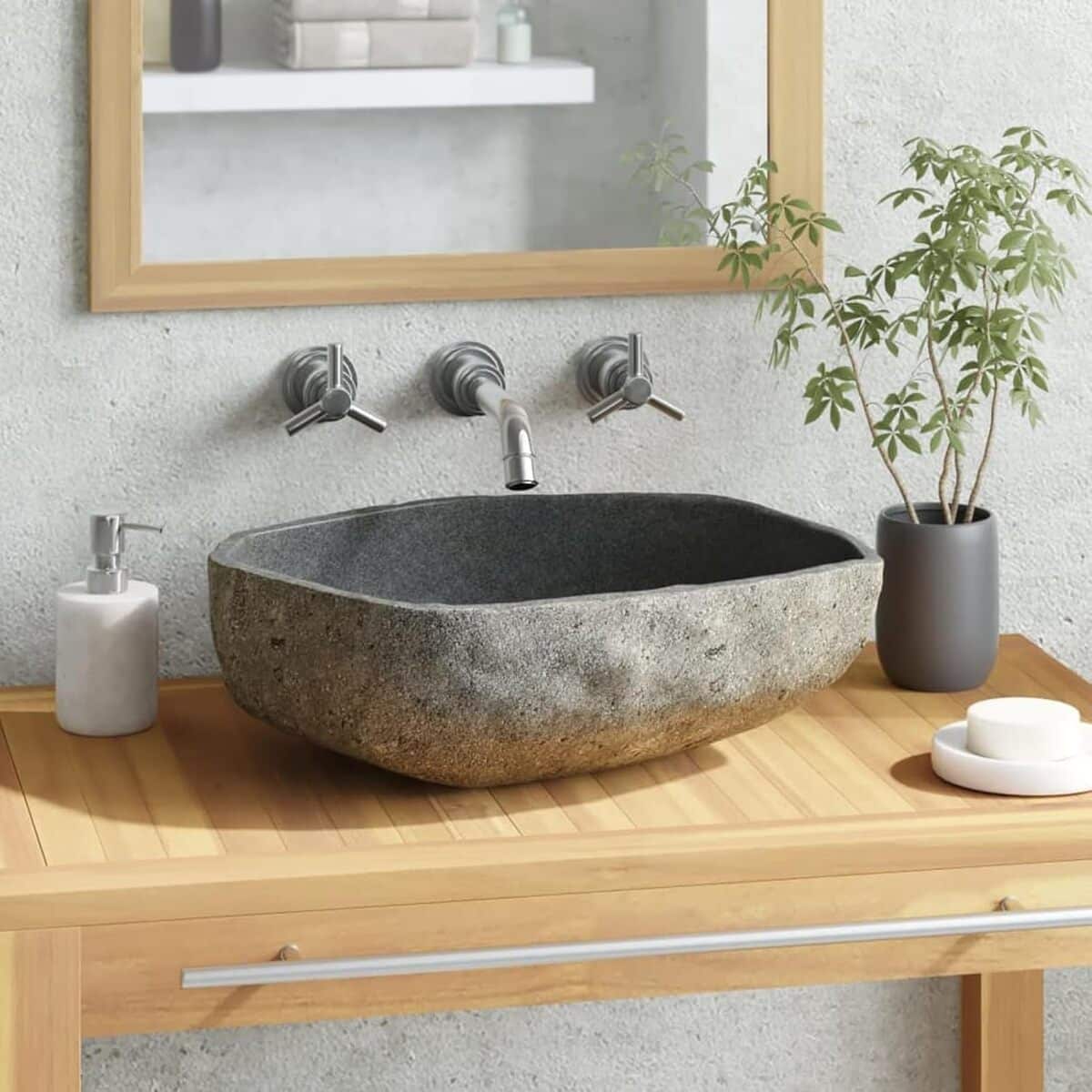 Avis sur le lavabo Zeyuan en pierre de rivière