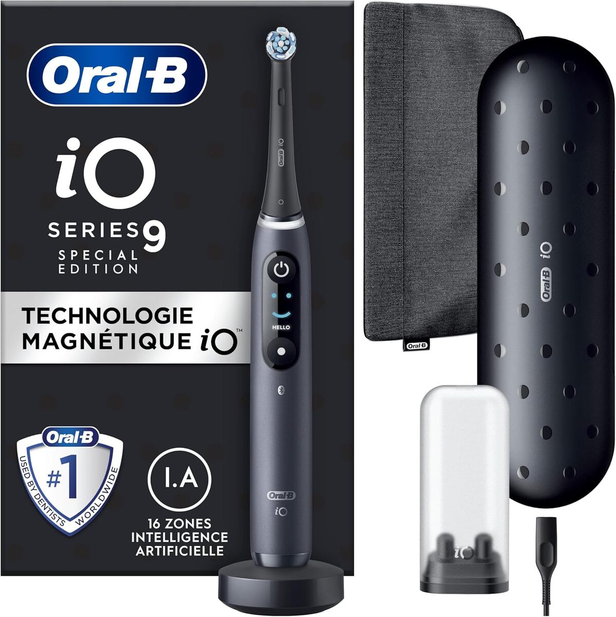 Test de la brosse à dents électrique Oral-B iO 9 : puissance et élégance