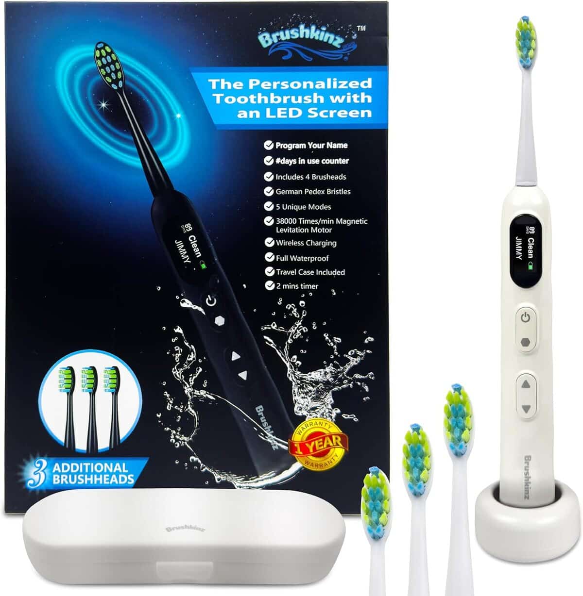 Test de la brosse à dents sonique Brushkinz : personnalisation et performance