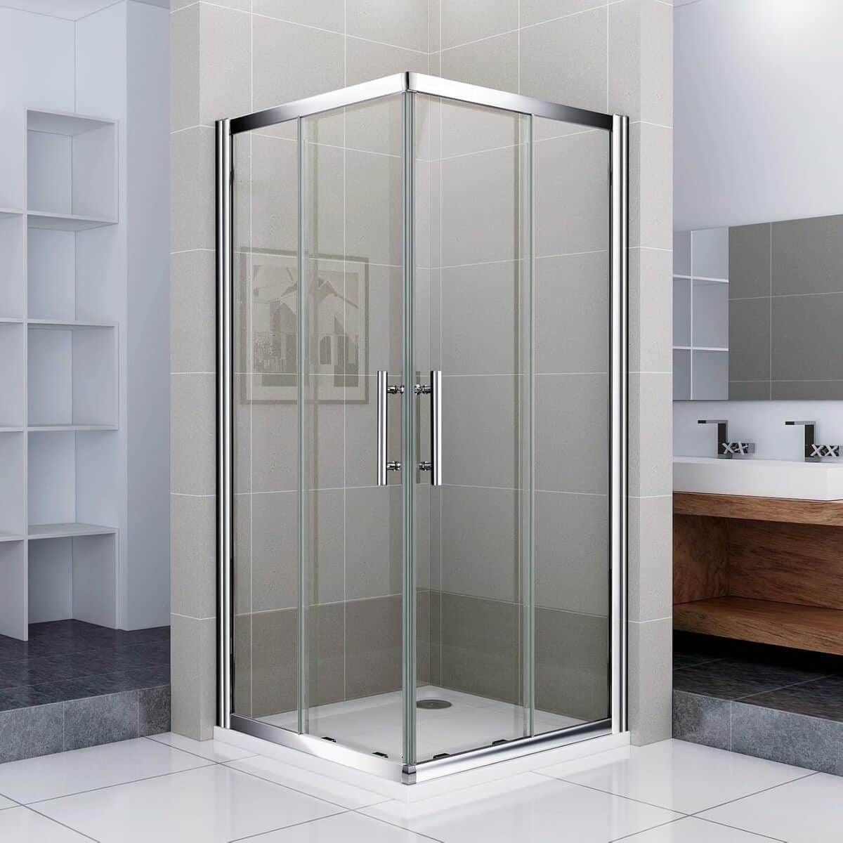 Test de la porte de douche coulissante 120x80cm : cabine pratique et élégante