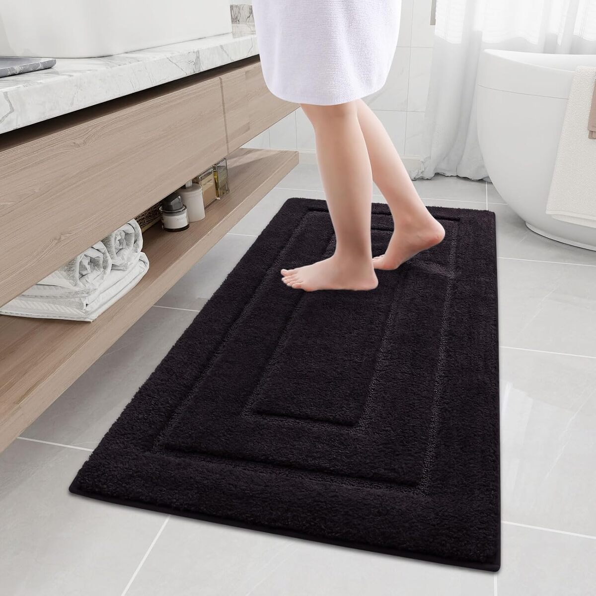 Test du tapis de bain Buganda : confort et sécurité au rendez-vous