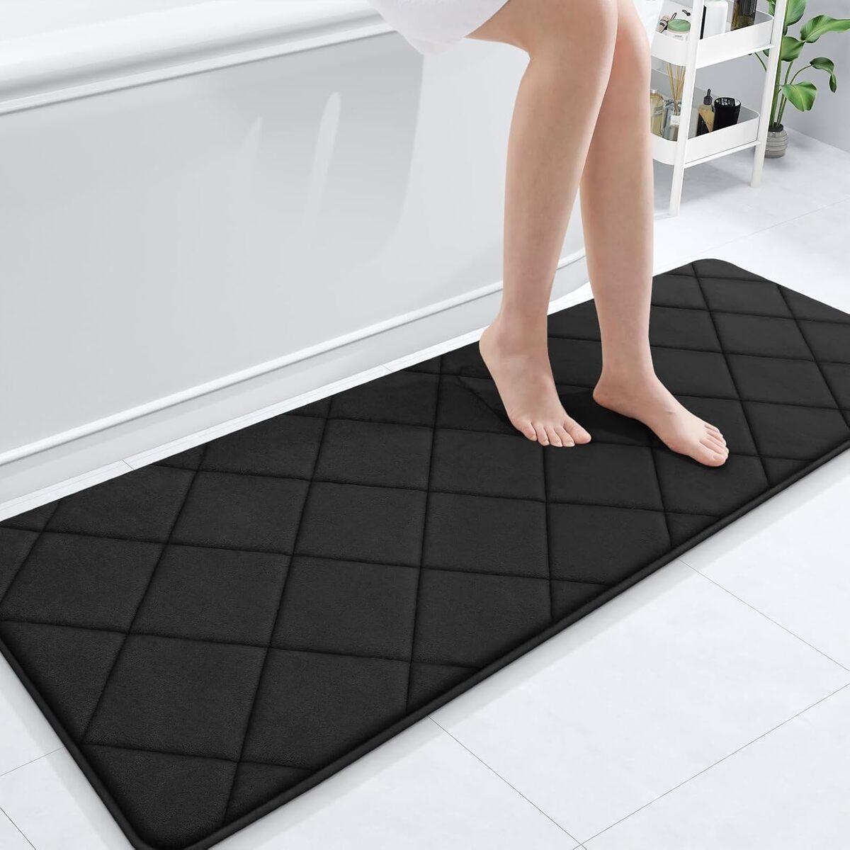 Test du tapis de bain OLANLY : confort et absorption