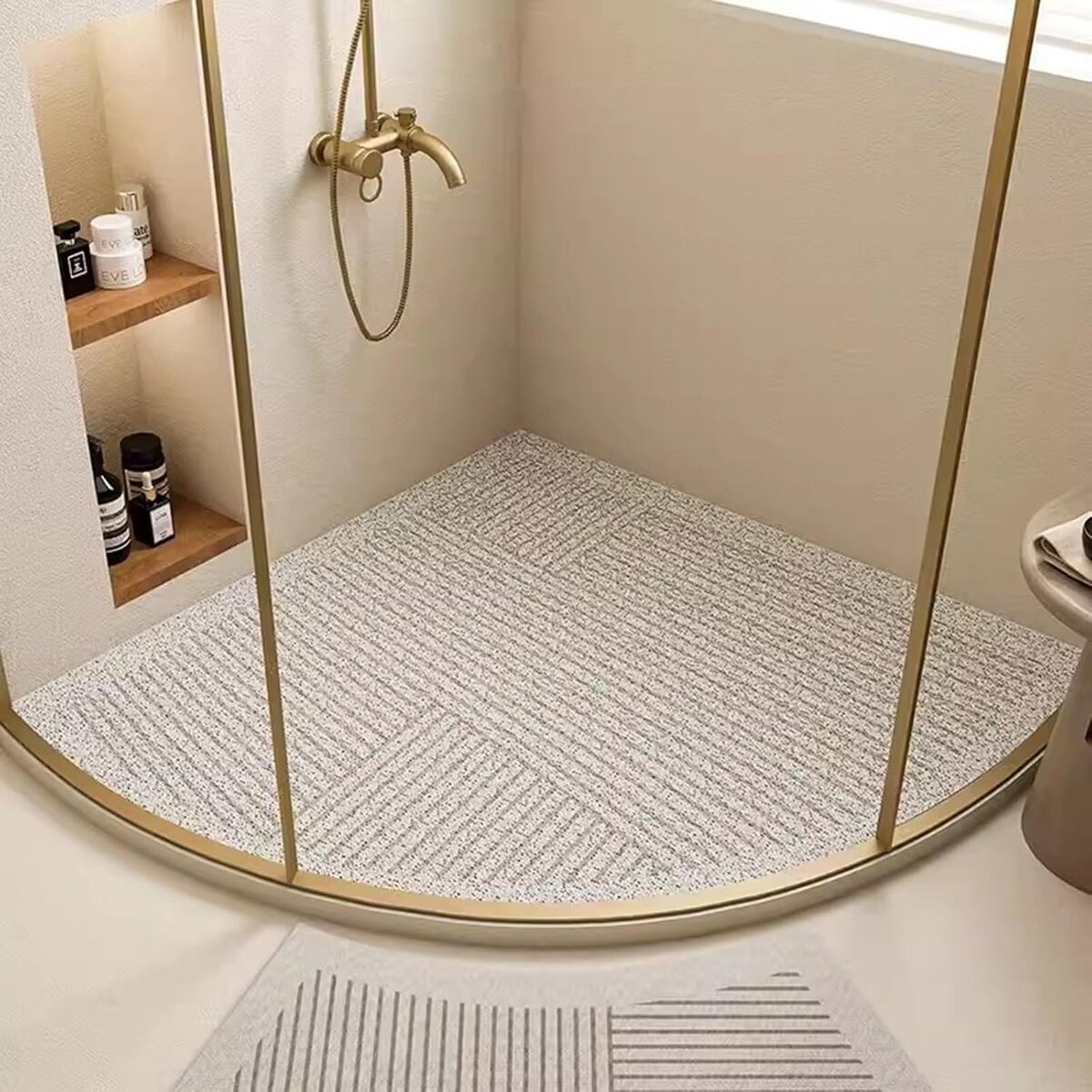 Test du tapis de douche Suixtil antidérapant 90x90 cm