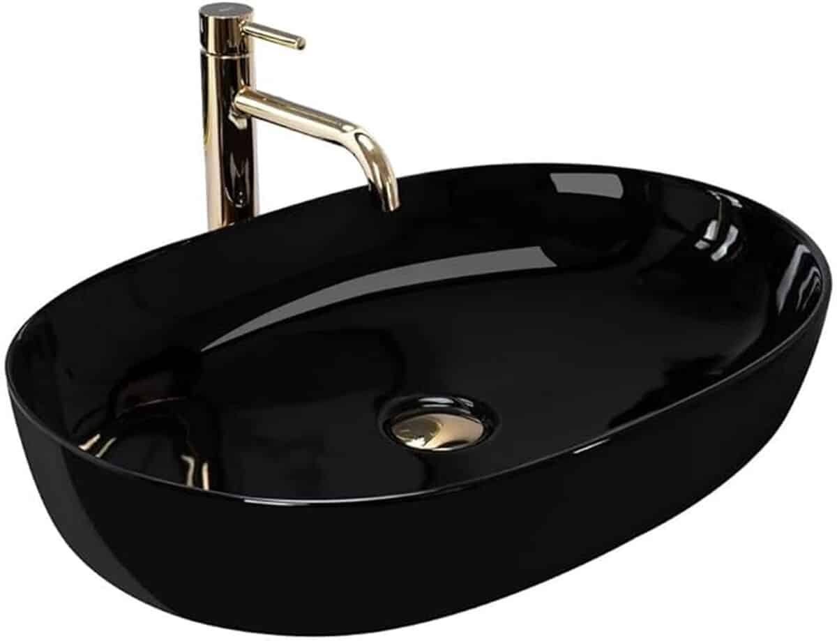 Test : vasque en céramique Rea Cleo Black