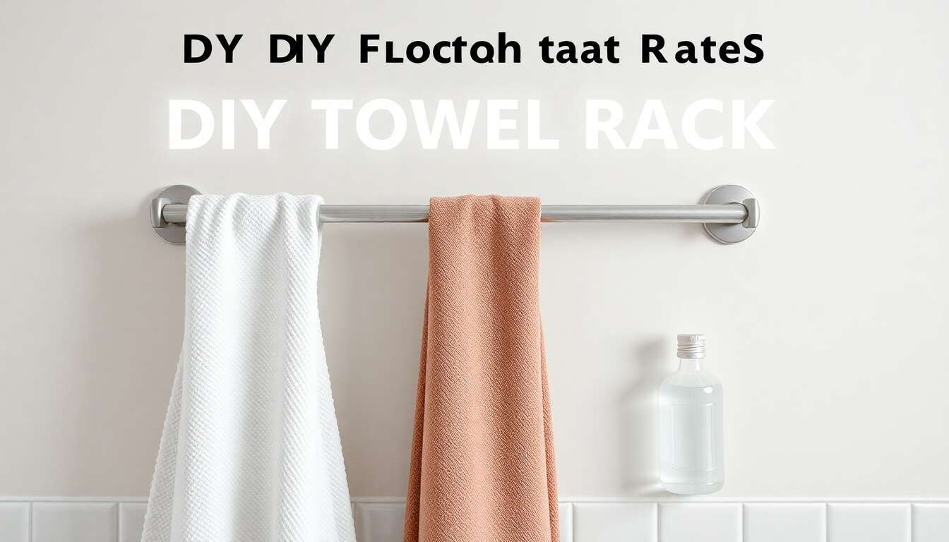 Installer facilement un porte-serviettes sans perçage