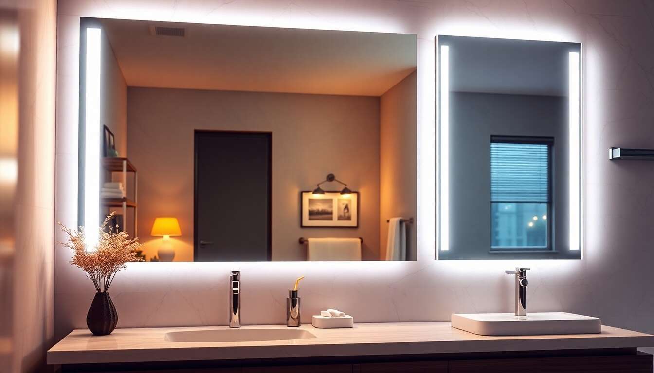 Tendances actuelles en matière de miroirs rétro-éclairés