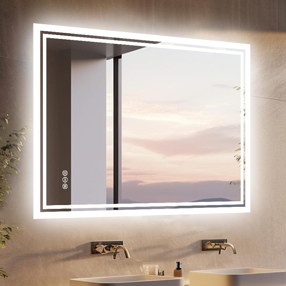 Avis sur le miroir connecté LED LUVODI salle de bain