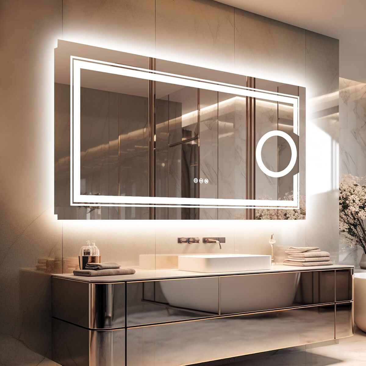 Avis sur le miroir lumineux LED LUVODI : un bijou pour votre salle de bain