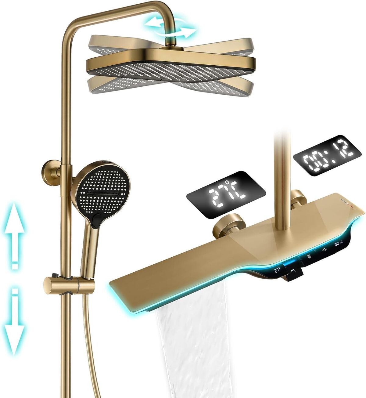 Test de la colonne de douche thermostatique LNXGJJ : efficacité et style