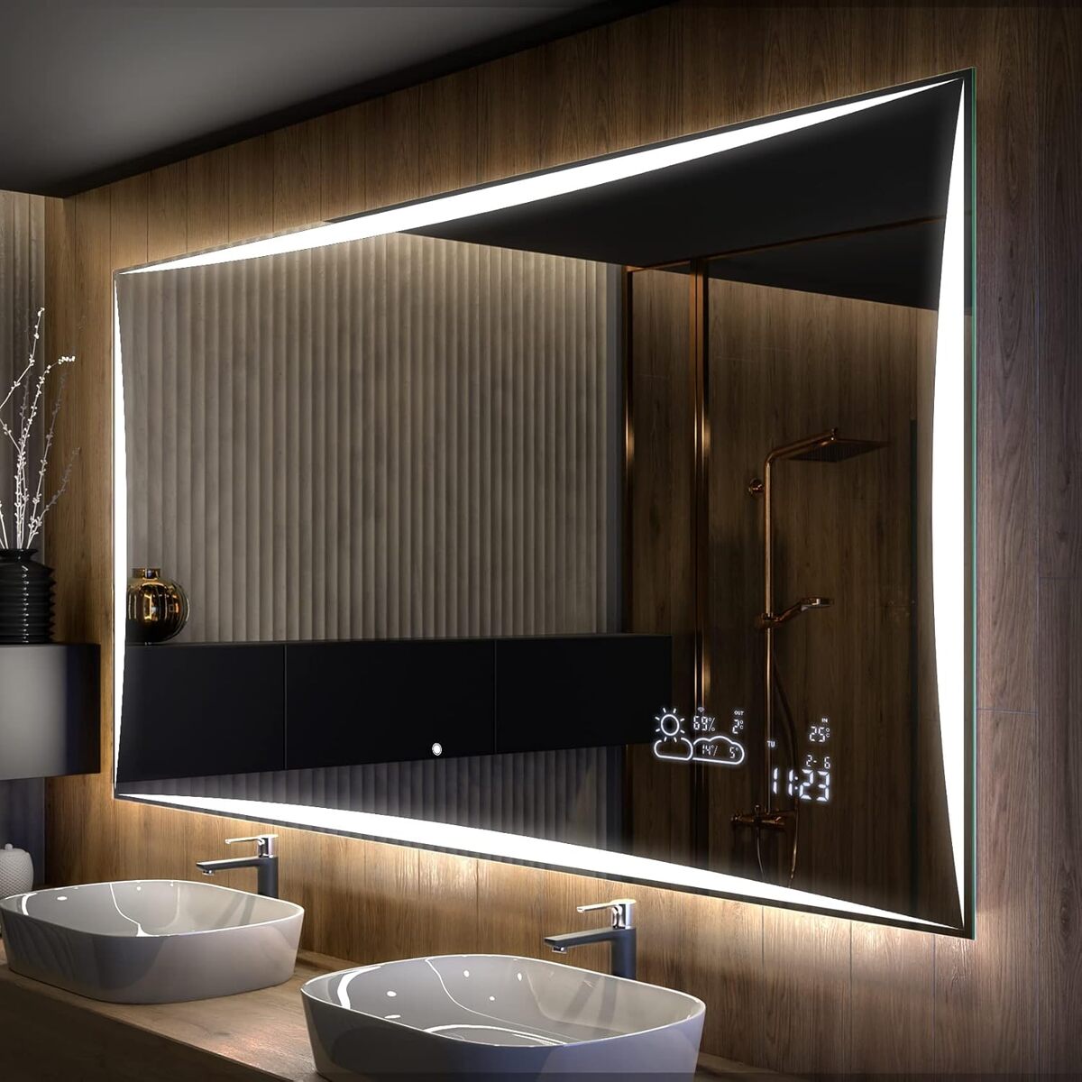 Test du miroir LED Artforma : design et illumination salle de bain