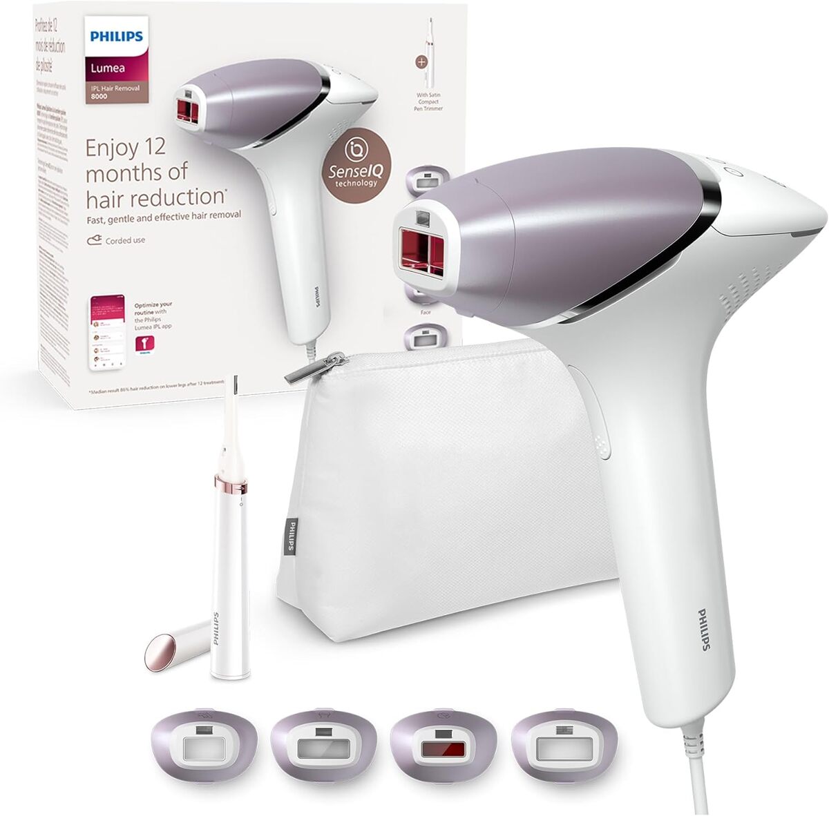 Test : philips Lumea Épilateur à lumière pulsée Série 8000, l'efficacité incarnée