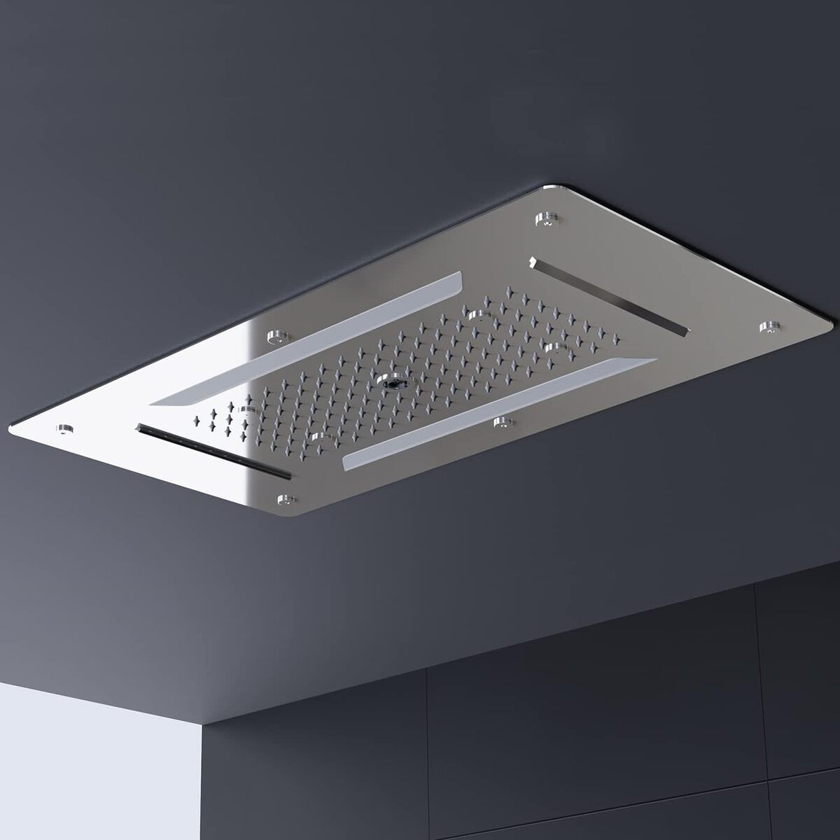 Test : tête de douche BERNSTEIN DPG5030 avec LED intégrée