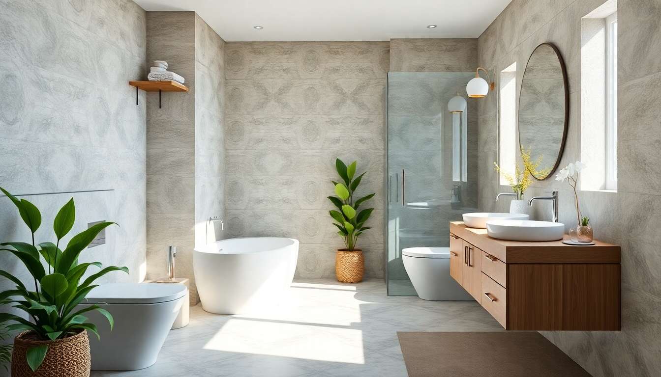 Rénovation salle de bain : solutions composites écologiques