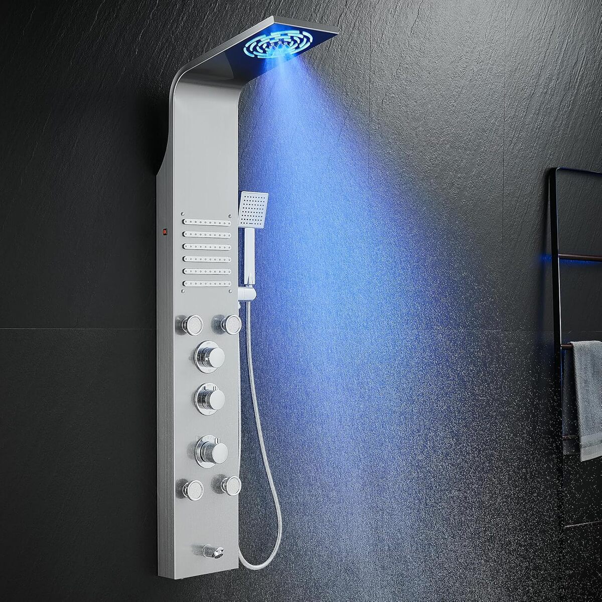 Test de la colonne de douche Kinkibos Unibody : design et performance 6-en-1