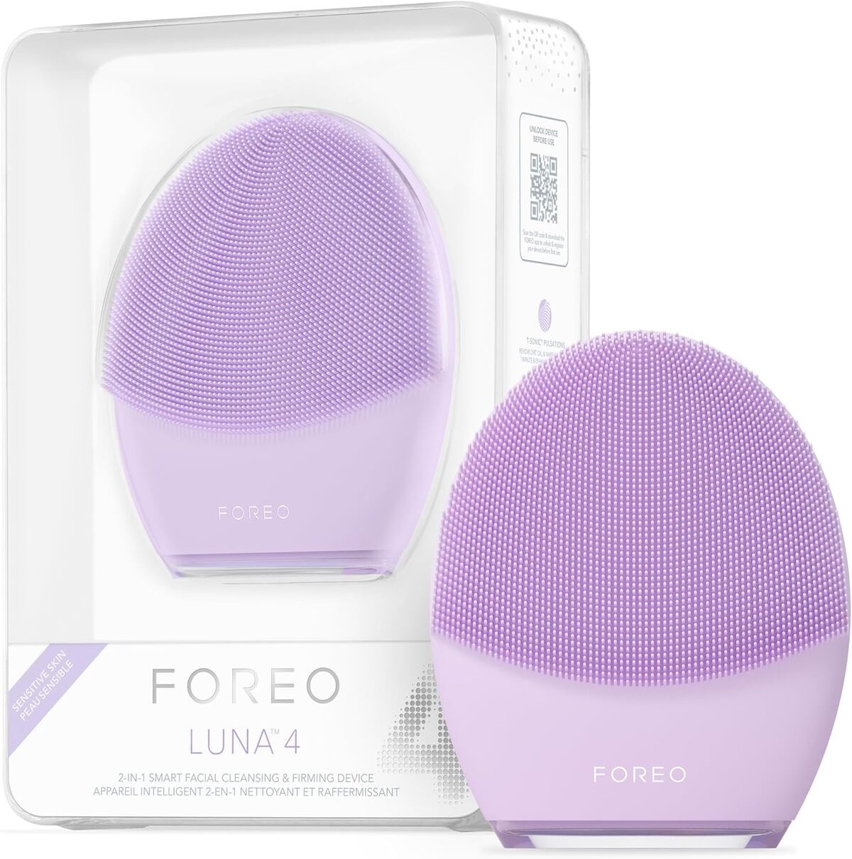 Test de la foreo luna 4 : brosse nettoyante visage intuitive