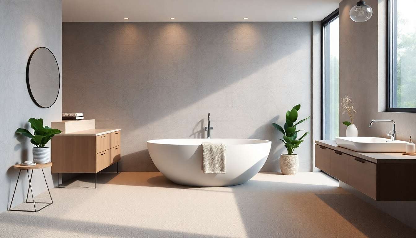 Le retour en force de la moquette dans la salle de bain