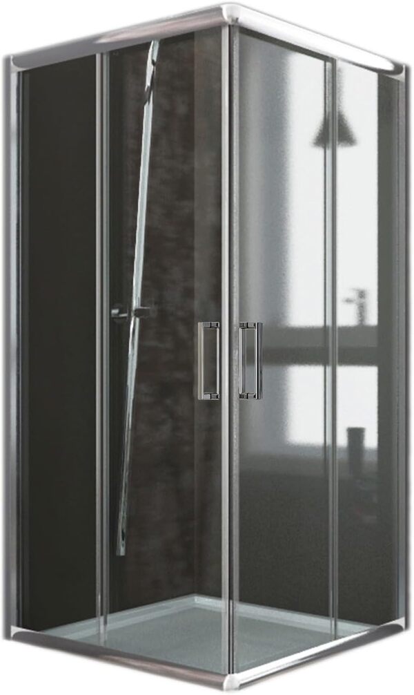 Cabine Paroi Douche 70x70 H185 Transparent 6mm mod. Alabama
