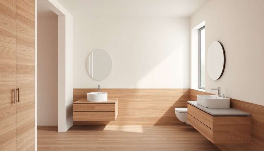 Harmoniser couleur et texture dans une pièce humide