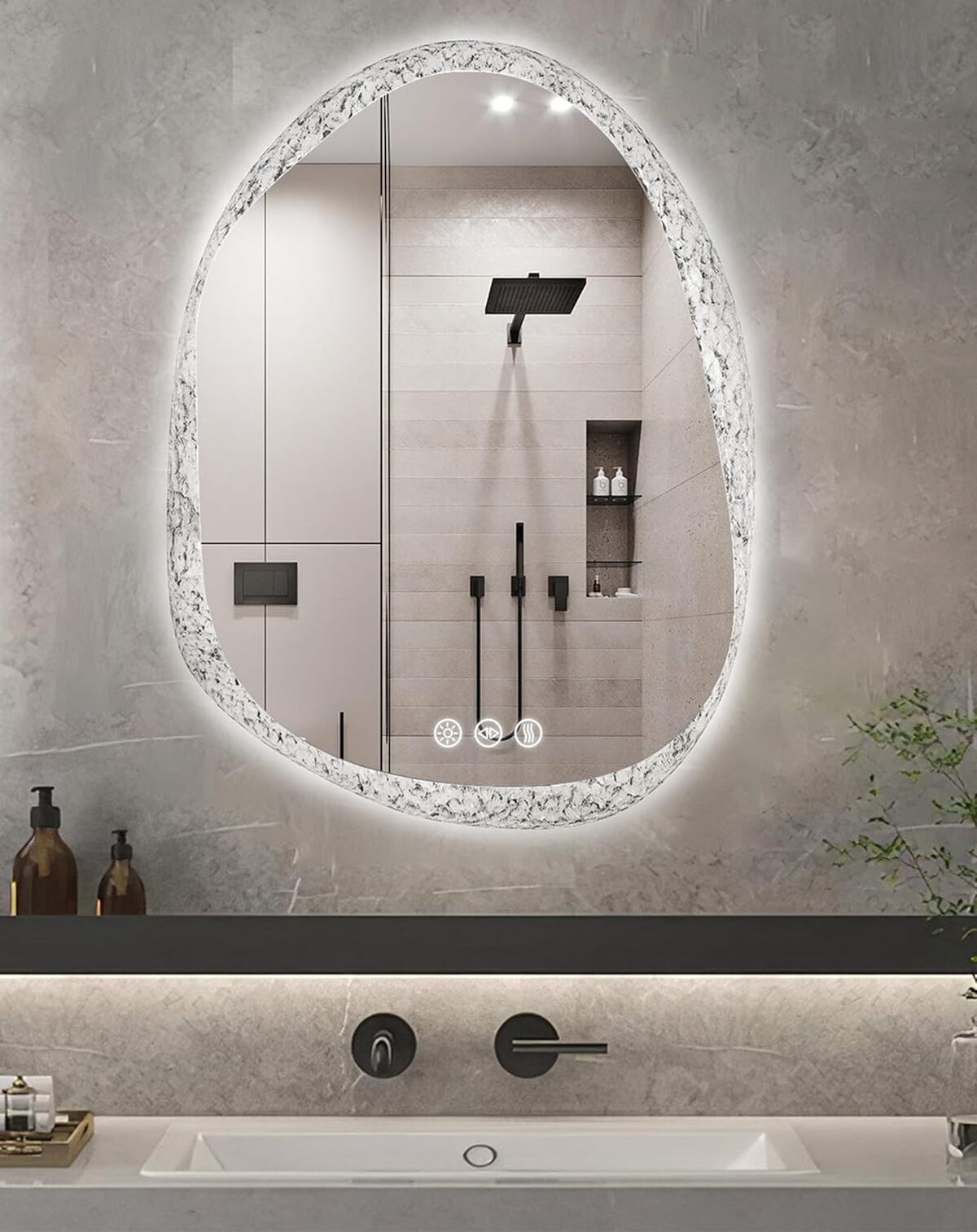 Avis sur le miroir LUVODI LED connecté pour salle de bain