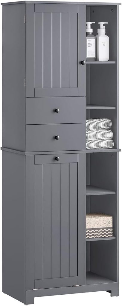 Test : sobuy meuble colonne de salle de bain BZR104-DG