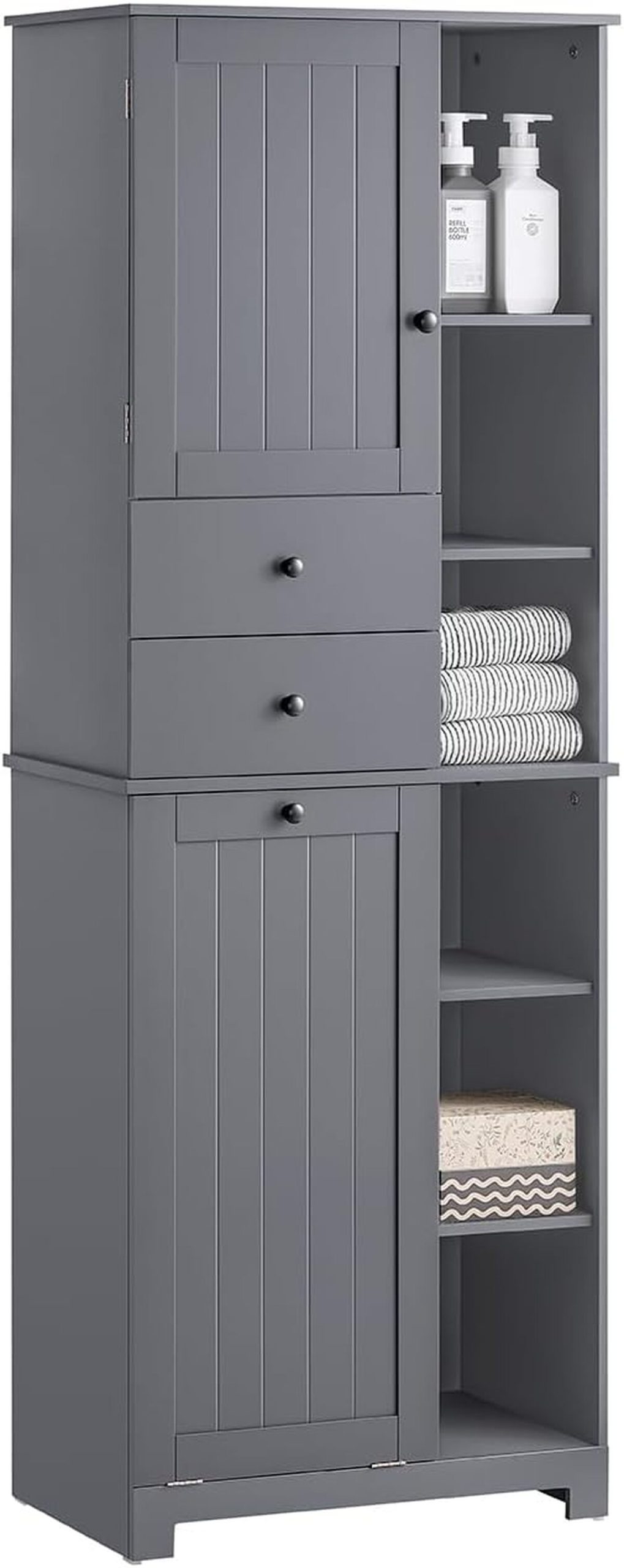 Test : sobuy meuble colonne de salle de bain BZR104-DG