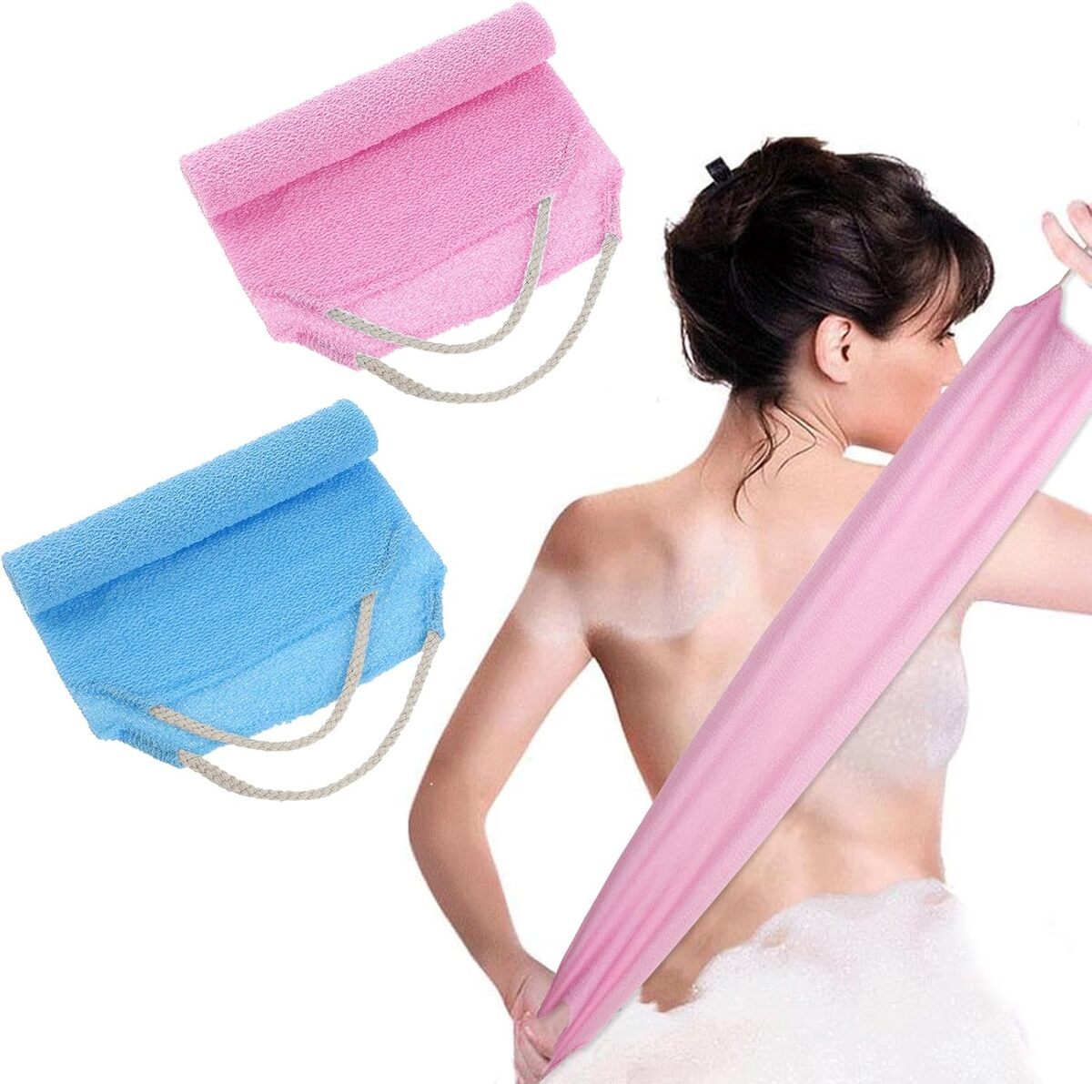 Test des brosses à récurer et gants exfoliants pour le bain