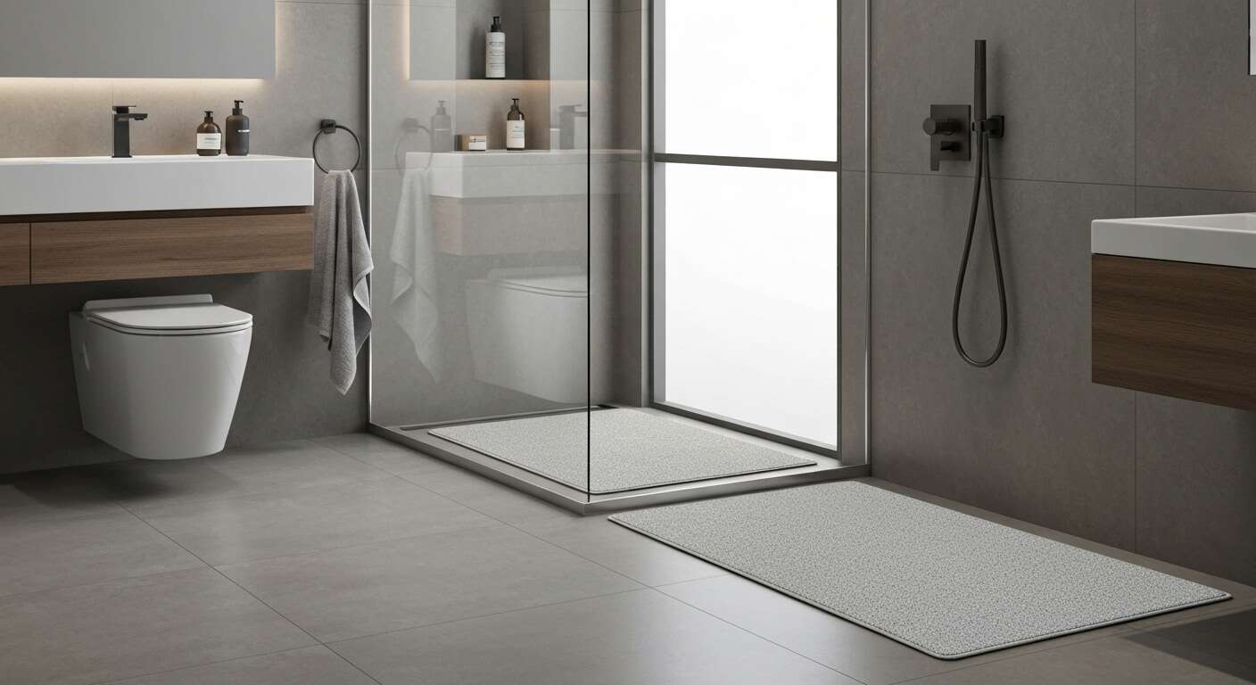Moquettes antidérapantes pour salle d'eau