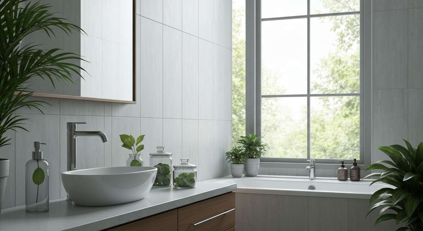 Transparence écologique : adopter le verre sustainable en salle de bain