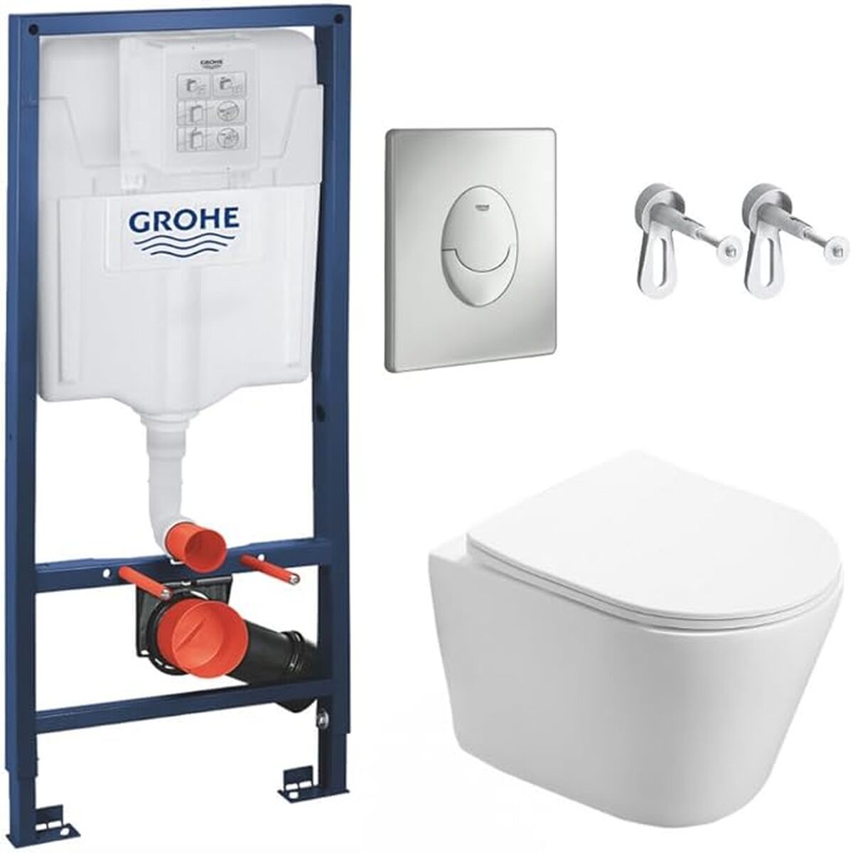 Test complet du pack WC suspendu Grohe et SAT Infinitio