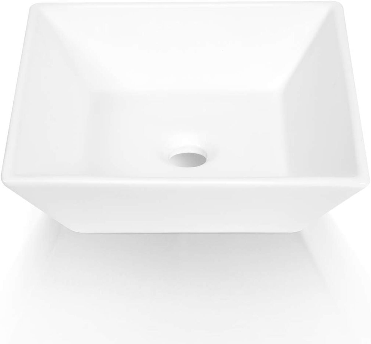 Test de la vasque Sinber en céramique blanche 40, 6 cm