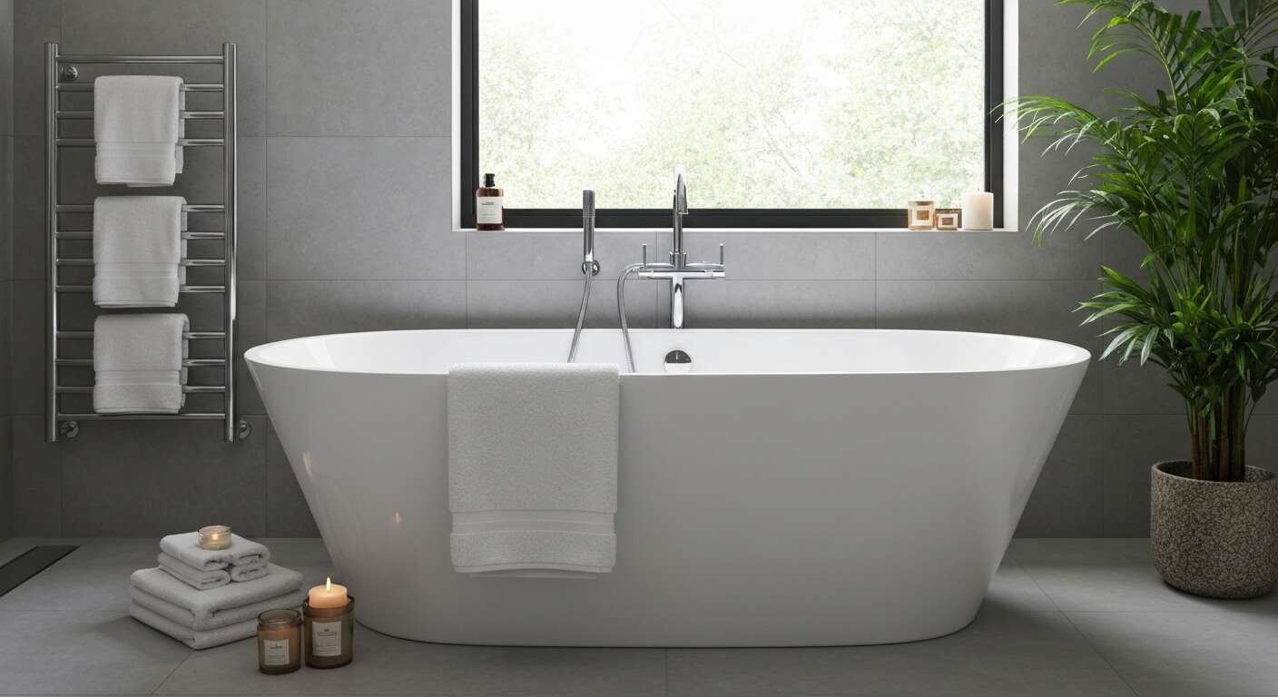 Le r&ocirc;le central de la baignoire &icirc;lot dans votre salle de bain