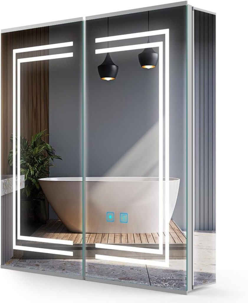 Test de l'armoire miroir lumineuse Lumirrors® pour salle de bain