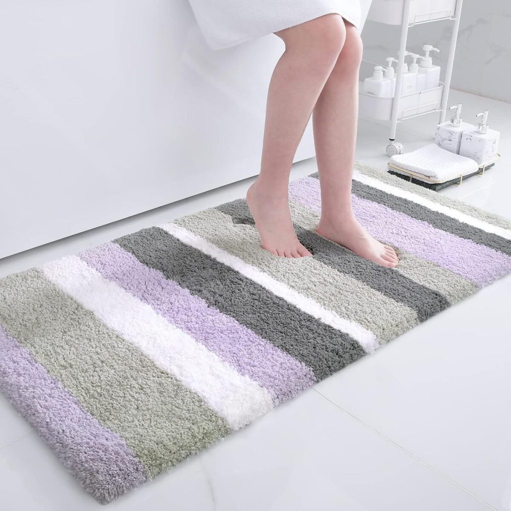 Test du tapis de bain Buganda en microfibre : épais, doux et absorbant