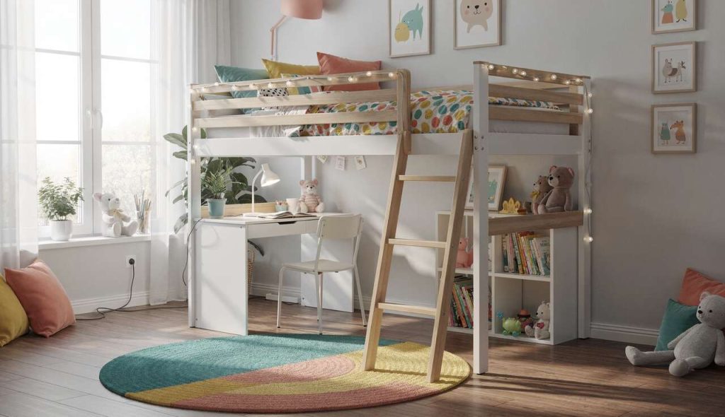 10 lits enfant mezzanine pour une chambre cool