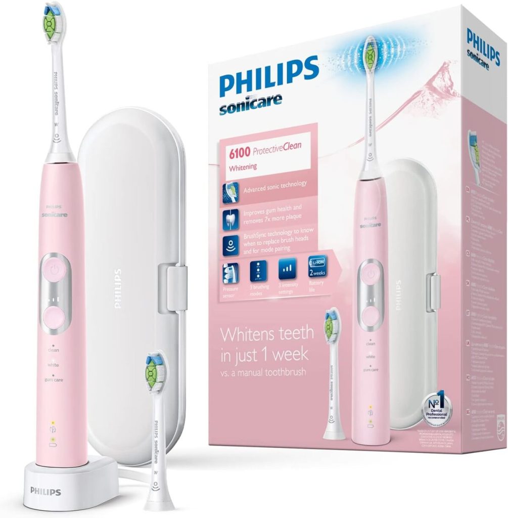 Test de la brosse à dents électrique Philips HX6876/29 : efficacité sonique en rose et blanc