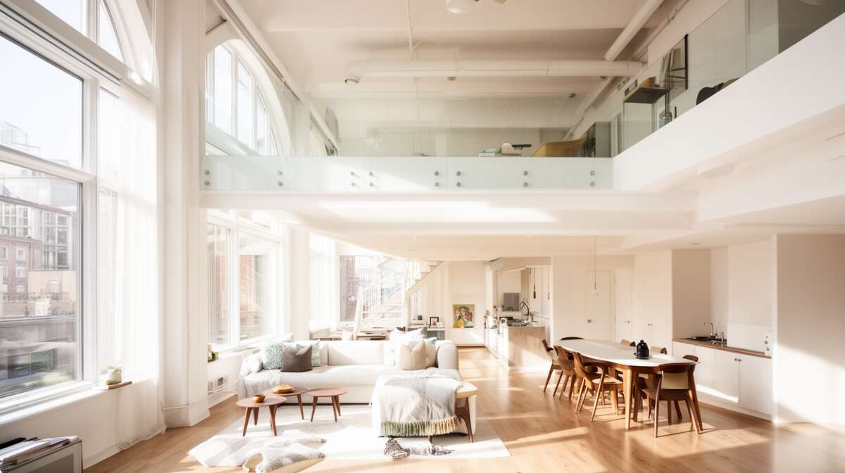 Maximiser la lumi&egrave;re naturelle avec une mezzanine