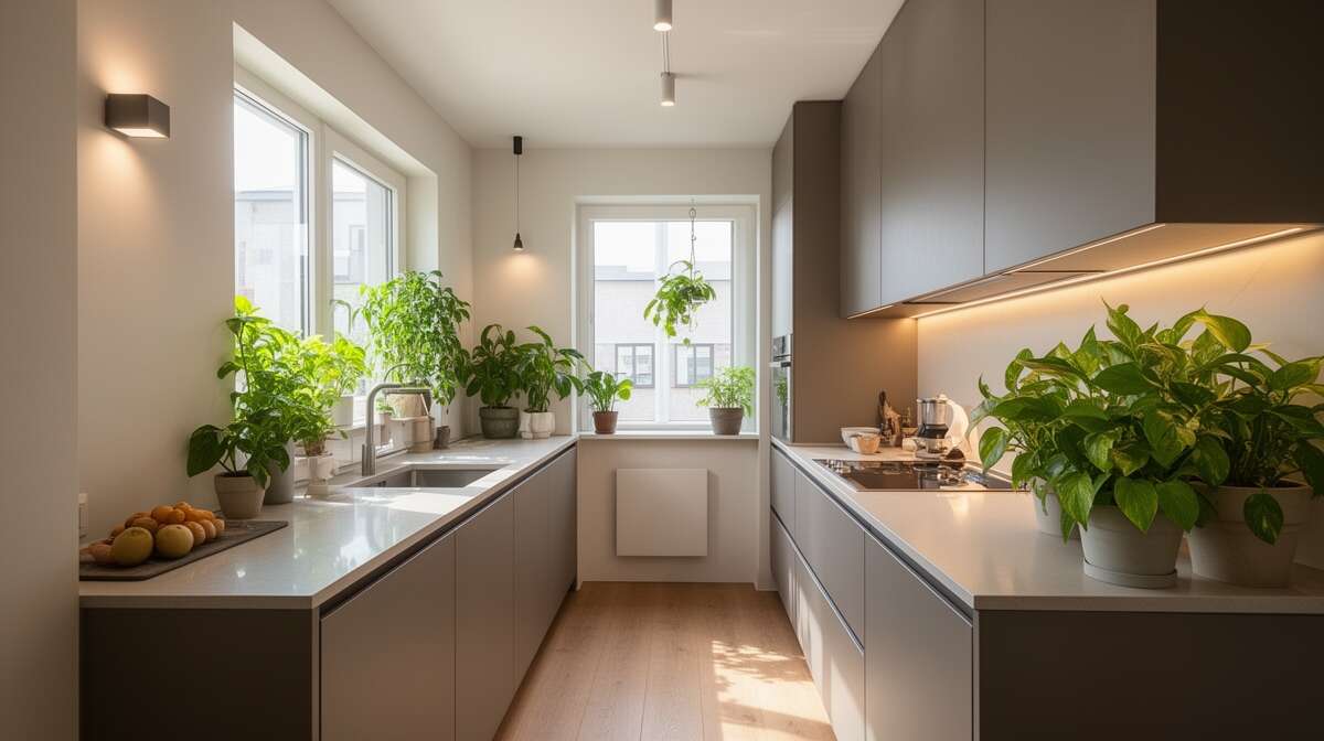 Maximiser la lumi&egrave;re pour agrandir visuellement la cuisine