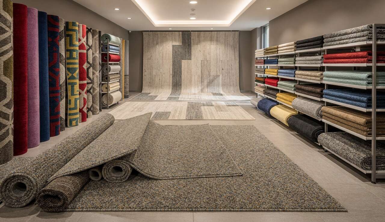 Formats de moquette : l&eacute;, dalles et lames