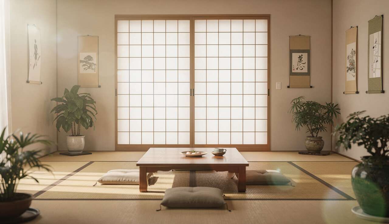 L'art du shoji : la porte coulissante d&eacute;corative