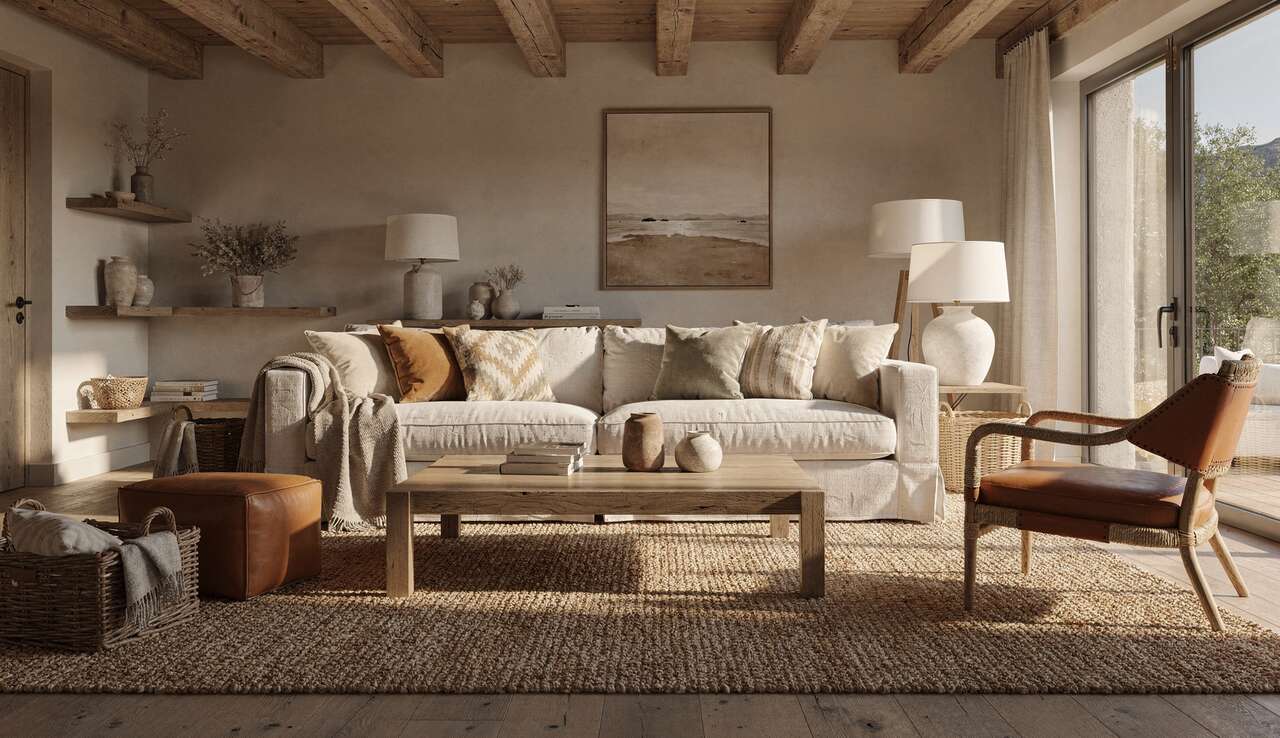 Matières naturelles et textures authentiques Matières naturelles et textures authentiques